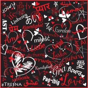 <span style="font-weight:400;">LOVE Square</span> - 17"