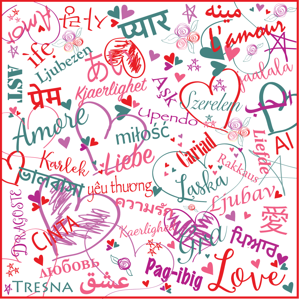 <span style="font-weight:400;">LOVE Square</span> - 17”