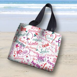 <span style="font-weight:400;">LOVE Canvas Tote Bag</span>