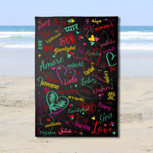 <span style="font-weight:400;">LOVE Beach Towel</span>