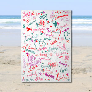 <span style="font-weight:400;">LOVE Beach Towel</span>