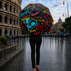 <span style="font-weight:400;">LOVE Folding Umbrella</span>